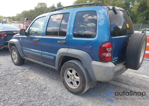2006 Jeep Liberty Sport из США, поврежденный, VIN 1J8GL48K76W143612
